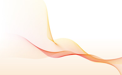 背景　ラインアート　波線