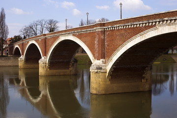 Fototapeta premium Old bridge in Sisak, Croatia