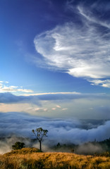 Fototapeta na wymiar View From Gunung Rinjani