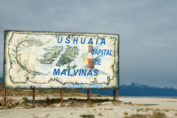 Political Sign - Ushuaia - Argentina
