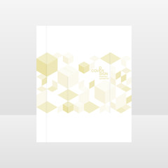 Obraz premium Geometric background template covers, flyers, banners, posters for presentations and books. vector illustration