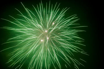 Obraz premium Fireworks in different colors