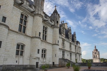 Fototapeta na wymiar cité royale de Loches, vallée de la Loire