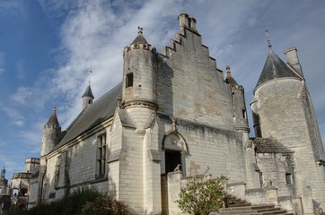 Naklejka premium cité royale de Loches, vallée de la Loire