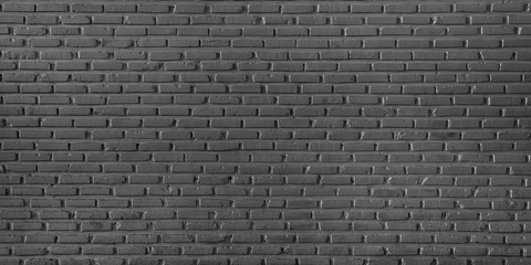 Black brick wall background and textextured, Seamless brick wall background