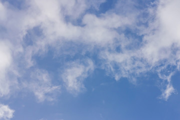 Clouds with blue sky