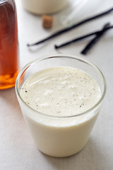 Vanilla maple syrop smoothie