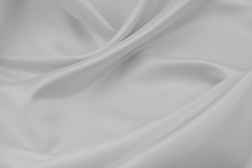Obraz premium White silk fabric