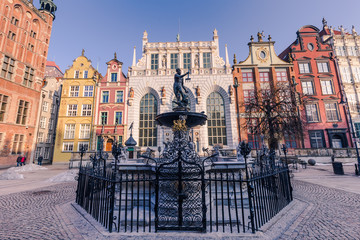 January 28, 2017: Long Market Square of Gdansk, Poland © rpbmedia