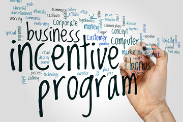 Incentive program word cloud
