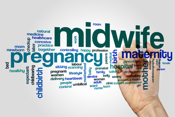 Midwife word cloud