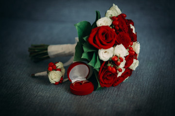 Fototapeta na wymiar bridal bouquet