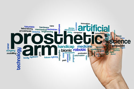 Prosthetic Arm Word Cloud