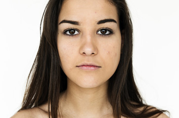 Fototapeta premium A girl in a Studio shoot