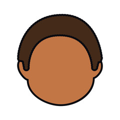 african man ethnicity avatar character vector illustration design