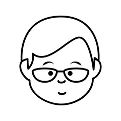 Obraz na płótnie Canvas young man ethnicity avatar character vector illustration design
