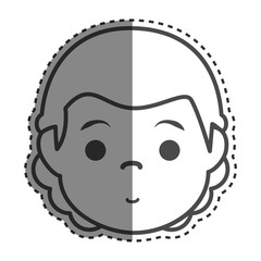 young man ethnicity avatar character vector illustration design