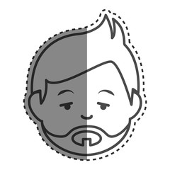 young man ethnicity avatar character vector illustration design