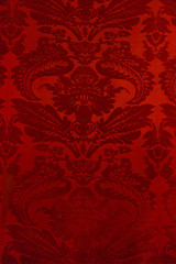 Naklejka na ściany i meble vintage red wallpaper