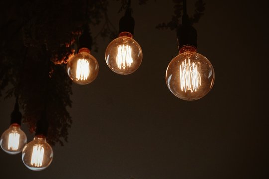 Vintage light bulb, home decoration