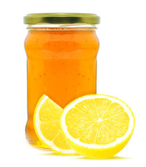 honey and lemon isolated
