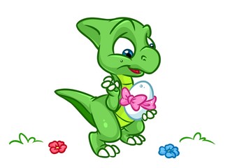 Dinosaur  cartoon Illustrations isolated image animal character