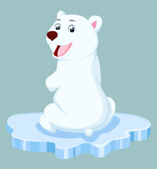 Cute Polar Bear cartoon 