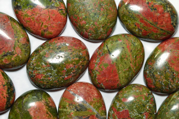 Colorful stones close up as background