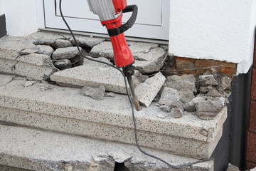 Arbeiten am Haus