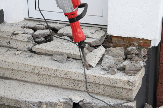 Arbeiten am Haus