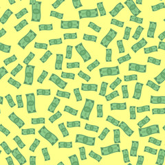 seamless money paper pattern