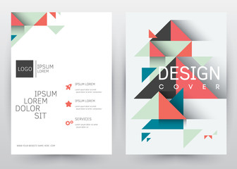 Cover Design Vector template set  Brochure, Annual Report, Magazine, Poster, Corporate Presentation, Portfolio, Flyer, Banner, Website. A4 size
