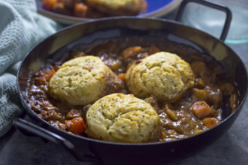Beef and dumpling casserole