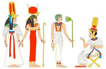 Egyptian goddess Isis - obrazy, fototapety, plakaty