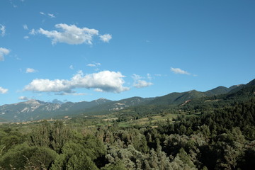 Paysage des Pyrénées, Cerdagne en catalogne espagnole
