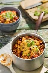Chilli mac and cheese