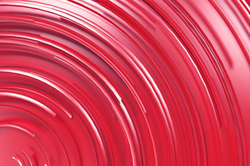 Red concentric spiral on red background