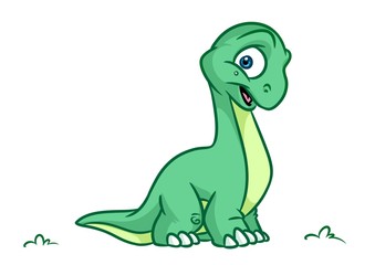 Dinosaur  cartoon Illustrations isolated image animal character