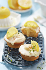 Thyme lemon cupcake