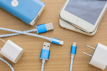 USB charging cables for smartphone and tablet