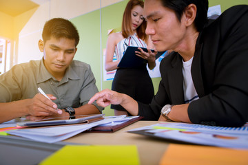 Business People Meeting Design Ideas Concept. business planning