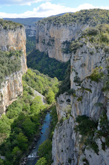 Naklejka premium Famous Spanish canyon Foz de Arbayun