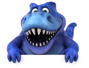 Fun dinosaur - 3D Illustration © Julien Tromeur