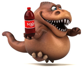 Fun Trex - 3D Illustration © Julien Tromeur
