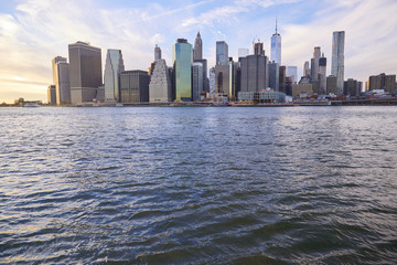 Fototapeta premium Manhattan after sunset