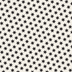 Trendy Texture With Scattered Geometric Shapes. Vector Seamless Pattern.