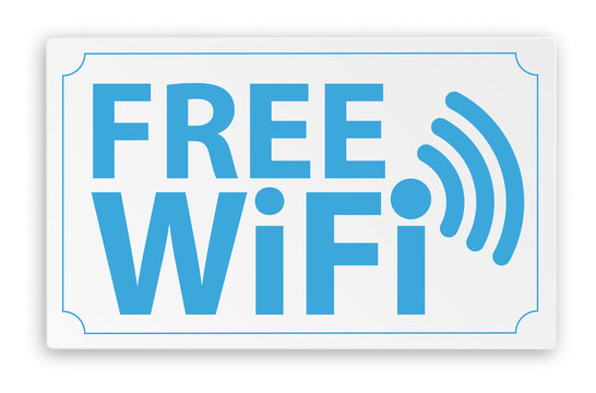 Paper Sign Free WiFi