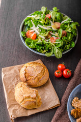 Delish chicken popcorn with garlic dip