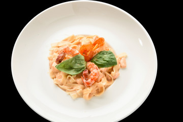 tagliatelle with salmon