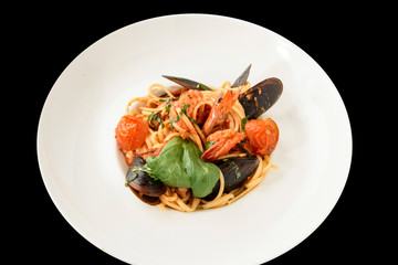 linguine with seafood